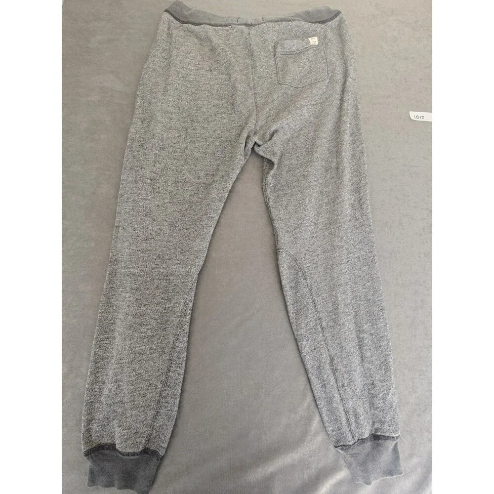 Abercrombie & Fitch Gray Marled Jogger Sweatpants Men's Large Drawstring Lounge